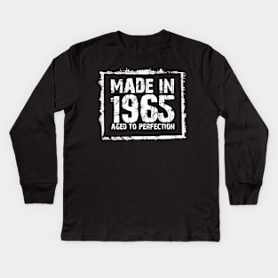 Made In 1965 Aged To Perfection – T & Hoodies Kids Long Sleeve T-Shirt